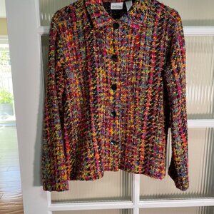 Women's Chico's Jacket Multi Color
